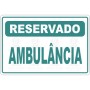 Reservado - ambulância